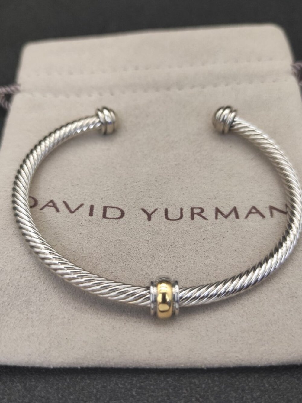 David Yurman Single bead color-separated bracelet